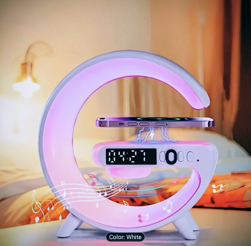 Galaxy Glow Wireless Charging Alarm Clock