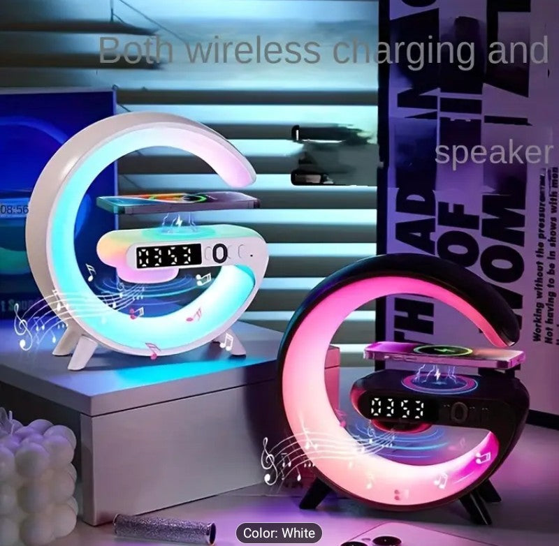 Galaxy Glow Wireless Charging Alarm Clock