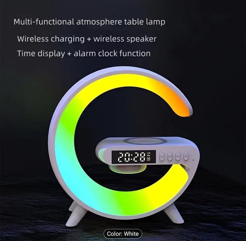 Galaxy Glow Wireless Charging Alarm Clock