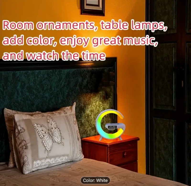 Galaxy Glow Wireless Charging Alarm Clock