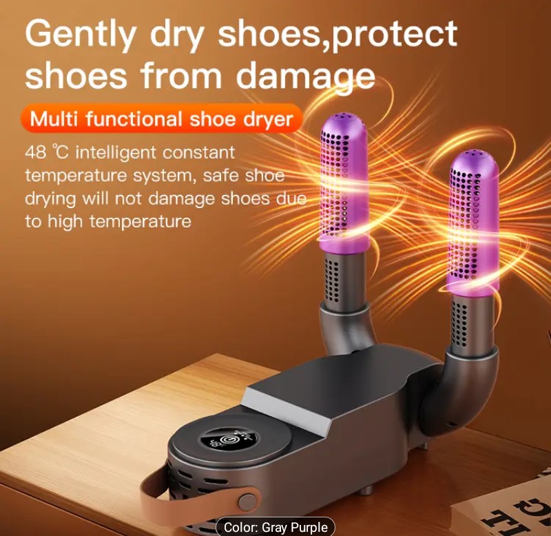 Electric Shoe Dryer-Fast Heating, Deodorizing & Sterilizing (Foldable)
