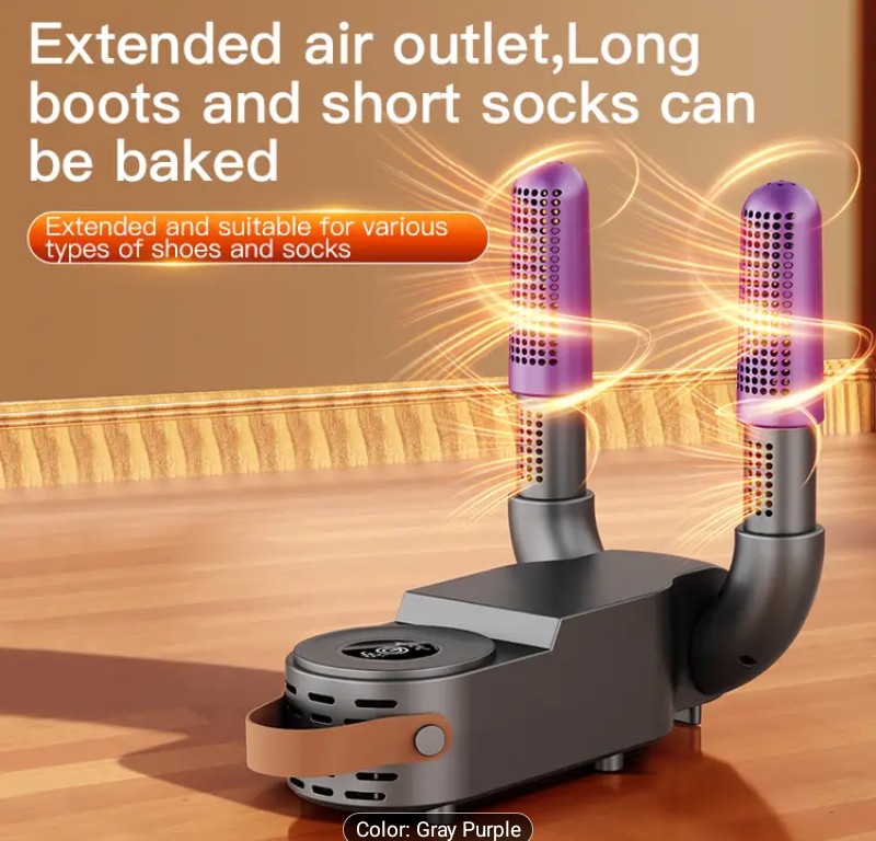Electric Shoe Dryer-Fast Heating, Deodorizing & Sterilizing (Foldable)