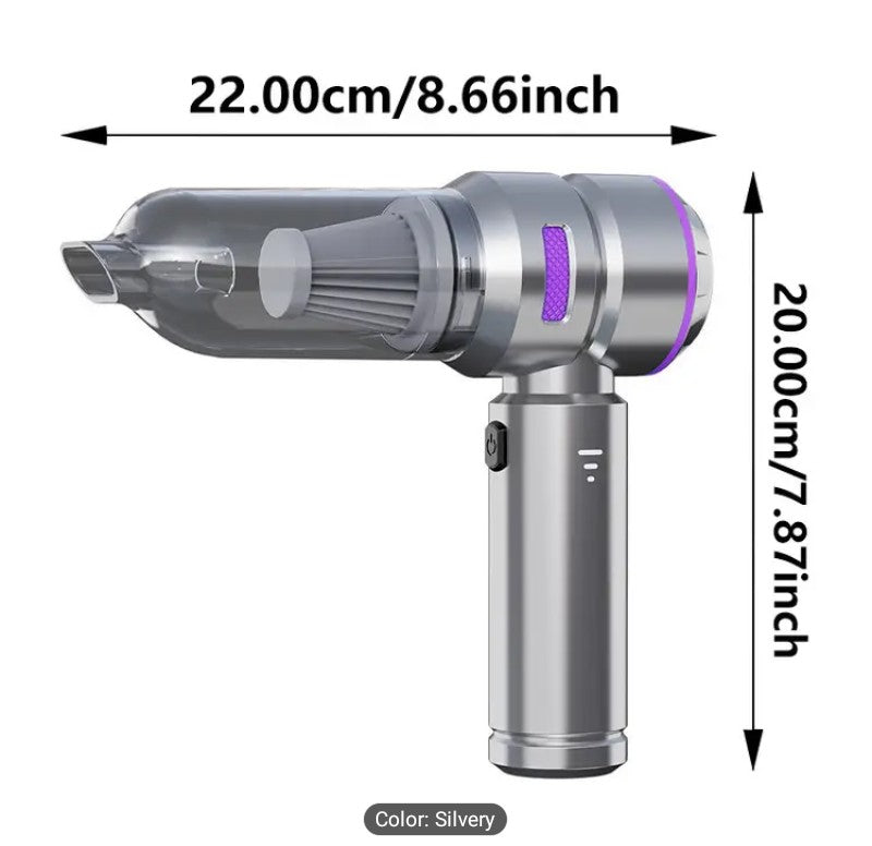 4-in-1 Portable Handheld Vacuum Cleaner (16KPa Power Suction)