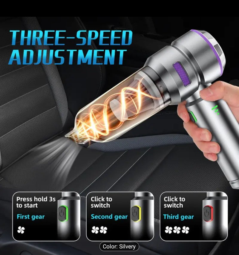 4-in-1 Portable Handheld Vacuum Cleaner (16KPa Power Suction)