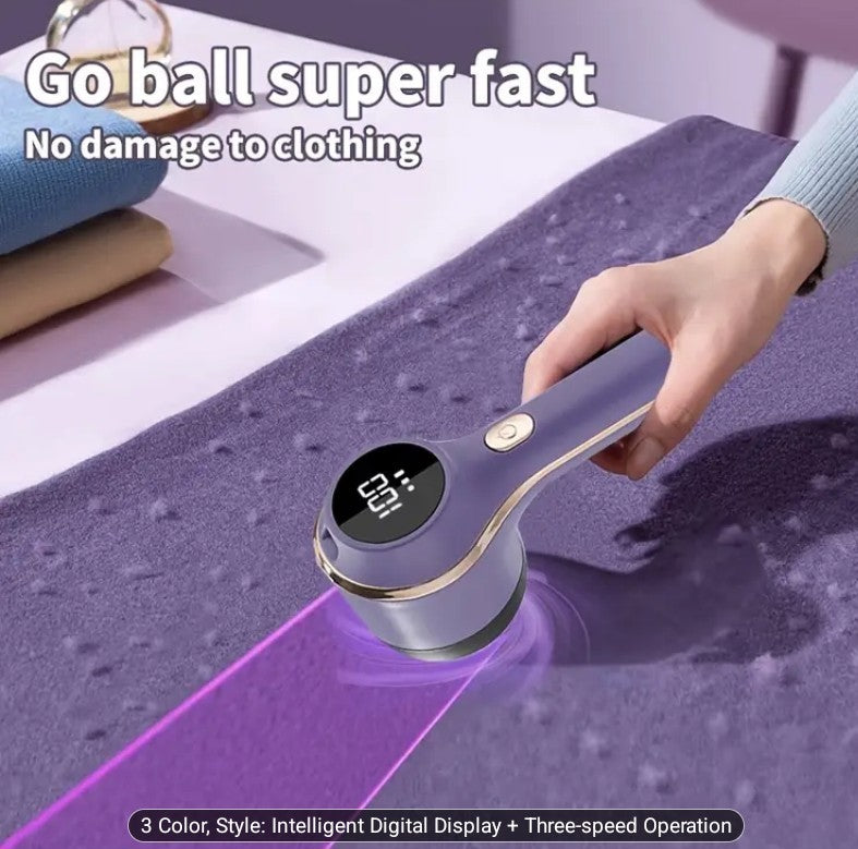 Electric Lint Remover with Digital Display - Restore Clothes Instantly