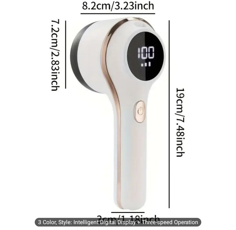 Electric Lint Remover with Digital Display - Restore Clothes Instantly