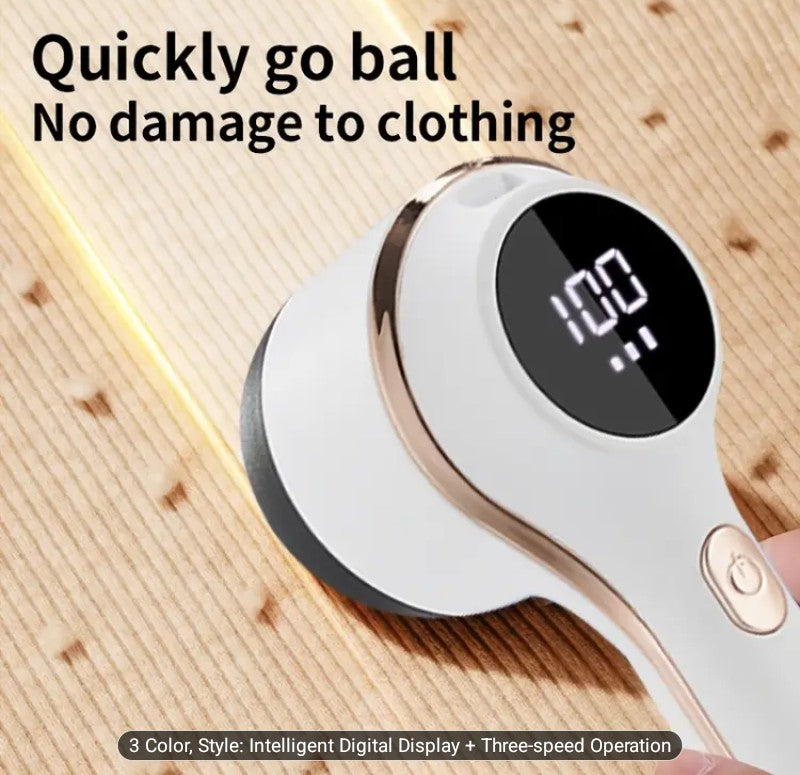 Electric Lint Remover with Digital Display - Restore Clothes Instantly