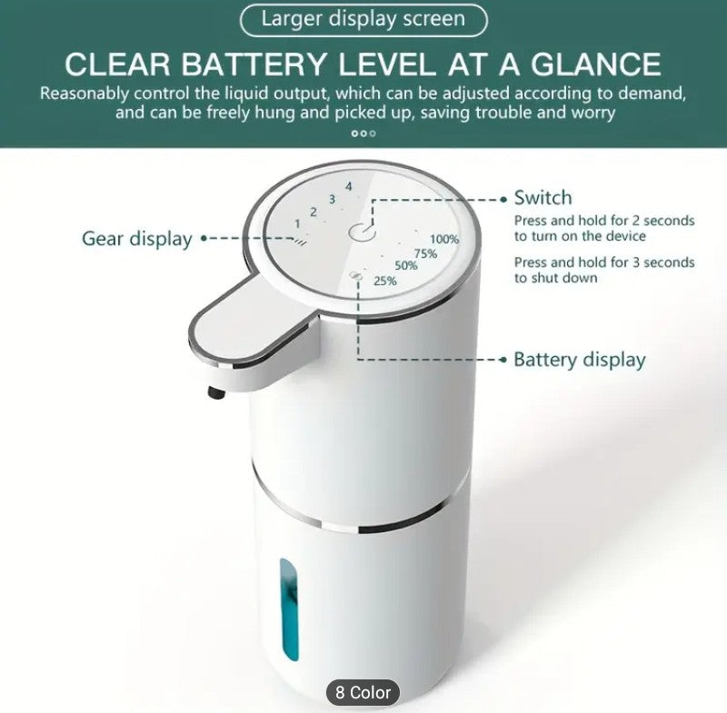 Automatic Touchless Foaming Soap Dispenser - USB Rechargeable (400ml)