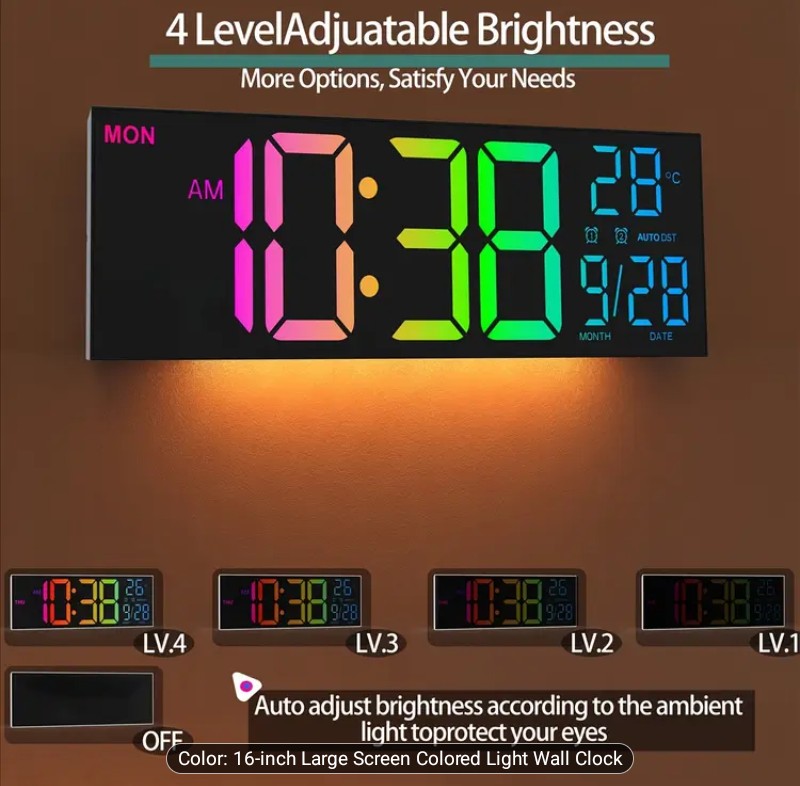 Automatic Wall Clock - Smart Effortless Style