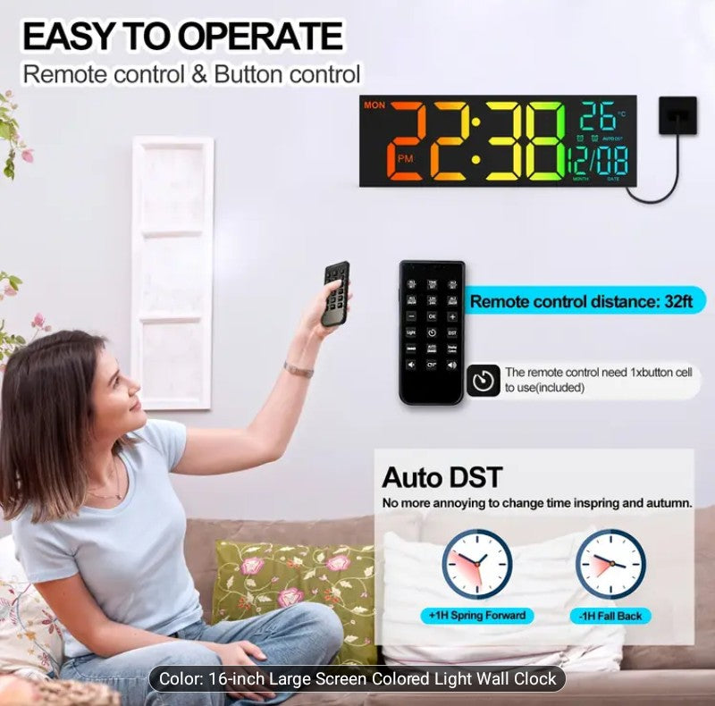 Automatic Wall Clock - Smart Effortless Style