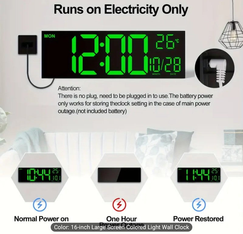 Automatic Wall Clock - Smart Effortless Style